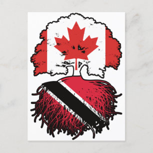 Trinidad and Tobago Trinidadian Canadian Canada Postcard