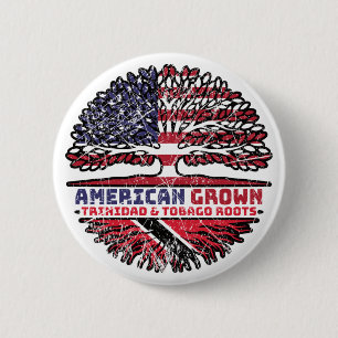 Trinidad and Tobago US American USA United States 2 Inch Round Button