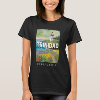 Trinidad California CA Lighthouse Lookout SD176 T-Shirt