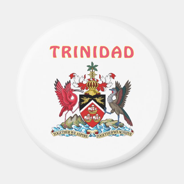 Trinidad Coat Of Arms Magnet (Front)