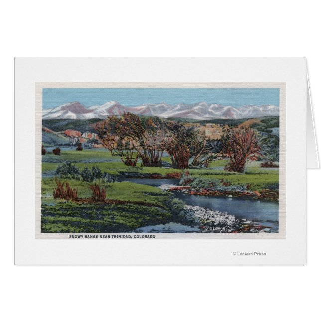 Trinidad, Colorado - SnowRange & Valley View (Devant horizontal)