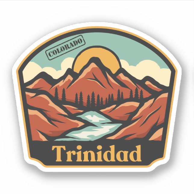 Trinidad, Colorado Sticker (Front)