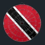 Trinidad Dartboard<br><div class="desc">Selected designed with the flag of trinidad by ralph wisden staples for forever write inc</div>