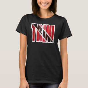 Trinidad Flag Carnival Soca Trini Fete Trinidad An T-Shirt