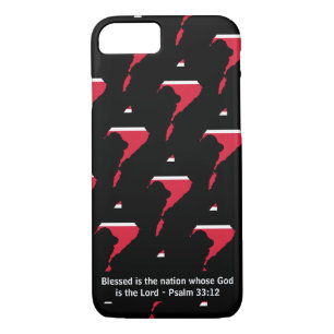 TRINIDAD FLAG Customizable Christian Scripture Case-Mate iPhone Case