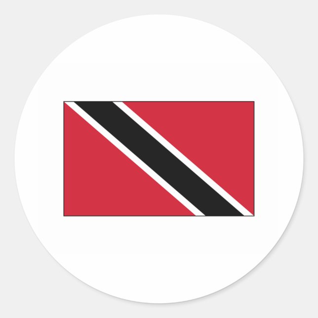 Trinidad FLAG International Classic Round Sticker (Front)