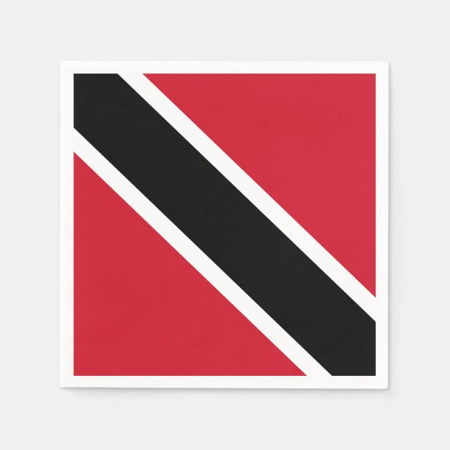 Trinidad Flag Napkins (Front)