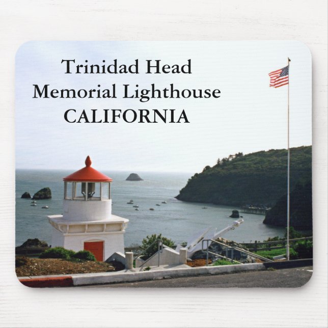 Trinidad Head Memorial Lighthouse, California Mous Mouse Pad (Front)