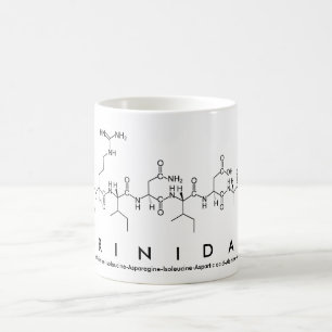 Trinidad peptide name mug