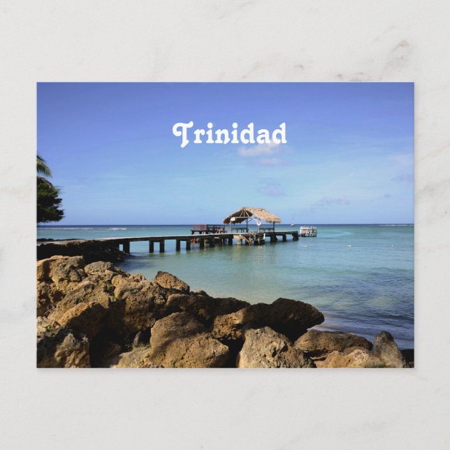 Trinidad Pier Postcard (Front)