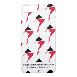 TRINIDAD & TOBAGO Blessed Nation Christian Psalm Case-Mate iPhone Case