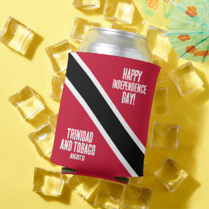 Trinidad & Tobago Independence Day National Flag Can Cooler