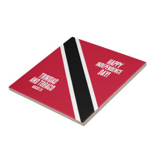 Trinidad & Tobago Independence Day National Flag Tile