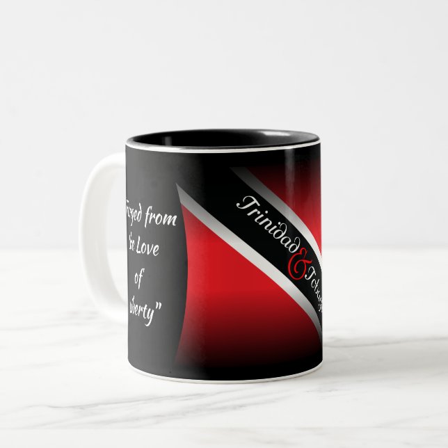 Trinidad & Tobago Two-Tone Coffee Mug (Front Left)
