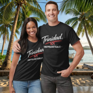 Trinidad Unapologetically Pride WHITE TEXT T-Shirt