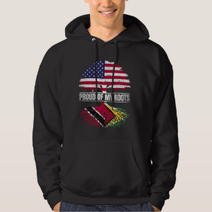 Trinidadian Guyanese Mix Proud of my Roots Trinida Hoodie