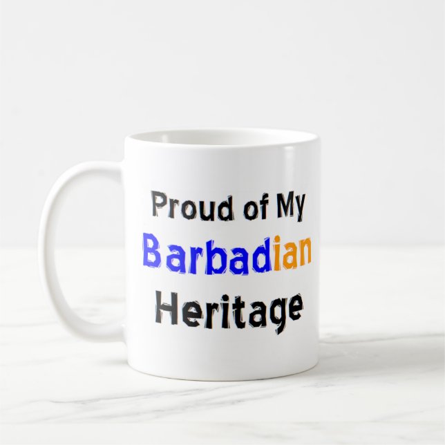 trinidadian heritage coffee mug (Left)