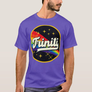 Triniti Rainbow In Space Vintage Style T-Shirt