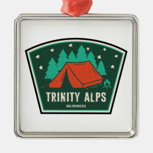 Trinity Alps Wilderness California Camping Metal Ornament