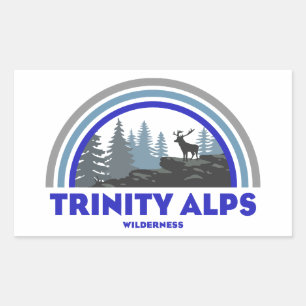 Trinity Alps Wilderness California Rainbow Deer Sticker