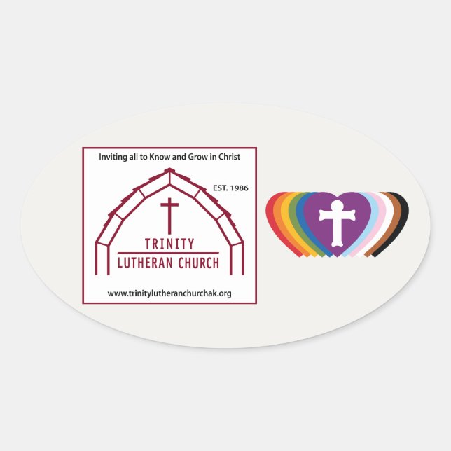 Trinity and RIC Logo Sticker Set of 4 (Front)