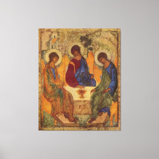 Trinity Angels At Mamre Canvas Print (Front)