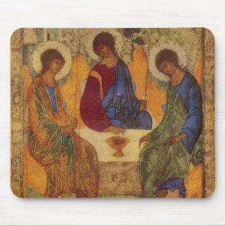 Trinity Angels At Mamre Mouse Pad