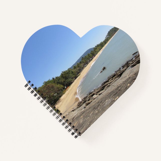 Trinity Beach - Australia Heart Notebook (Front)