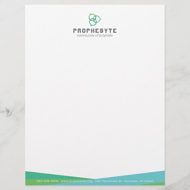 Trinity Chat Bubbles Letterhead (Front)