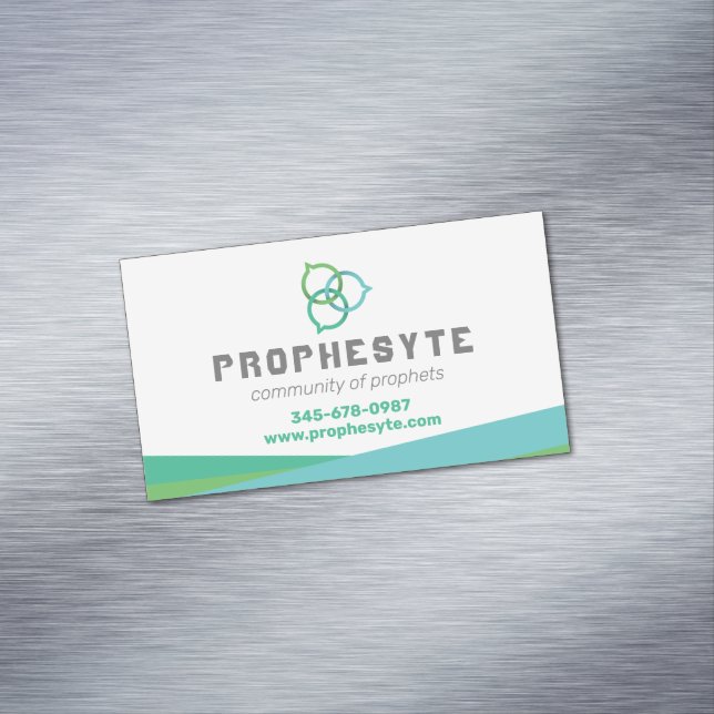 Trinity Chat Bubbles Magnetic Business Card (In Situ)