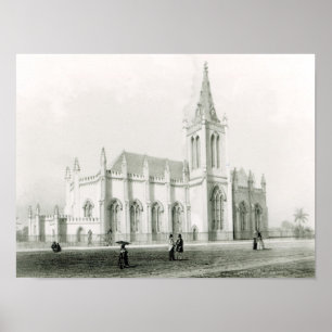 Trinity church, Port of Spain Poster
