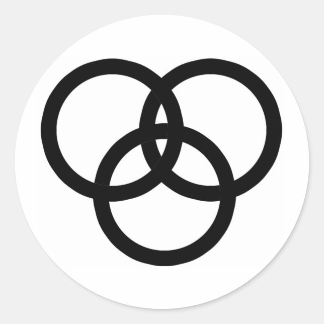 Trinity Classic Round Sticker (Front)