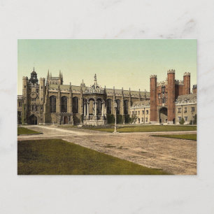 Trinity College, Cambridge, England classic Photoc Postcard