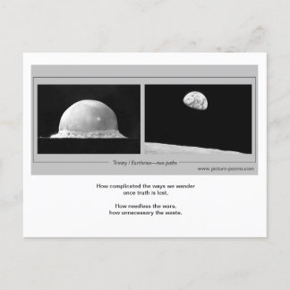TRINITY / EARTHRISE: two paths Postcard