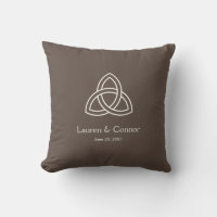 Trinity Knot Celtic Irish Wedding Brown