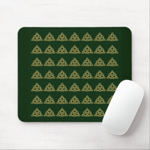 Trinity Knot Green Mouse Pad