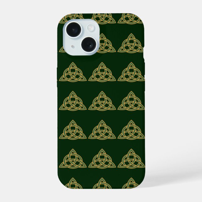 Trinity Knot Green Phone Cases (Back)