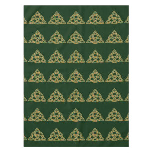Trinity Knot Green Tablecloths