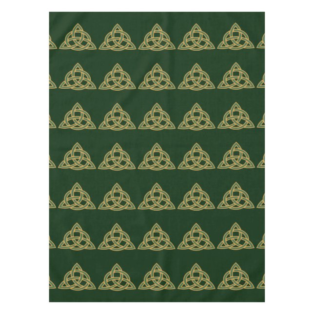 Trinity Knot Green Tablecloths (Front)