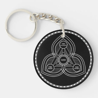 Trinity The Father, The Son And Holy Spirit I Keychain