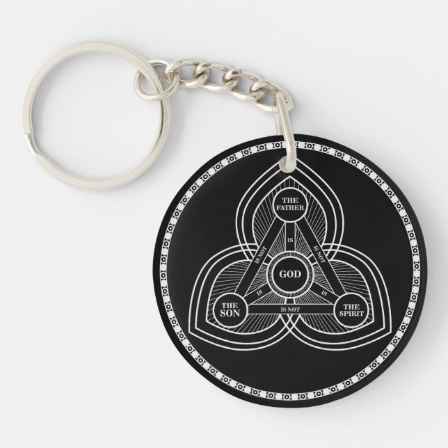 Trinity The Father, The Son And Holy Spirit I Keychain (Front)