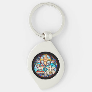 Trinity The Father, The Son And Holy Spirit Symbol Keychain