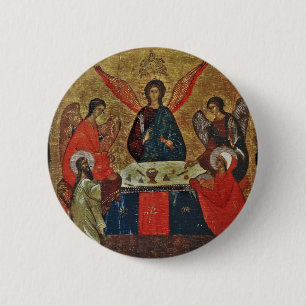 Trinity with the Saints 2 Inch Round Button