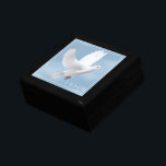 Trinket Box Dove<br><div class="desc">Trinket box shown in the black wood with a dove print.
Small size shown.
Customize this item or buy as is.
Stock Image
freepik.com</div>
