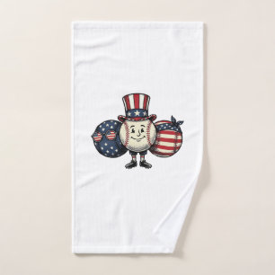 Trio de baseball patriotique Vintage Vector Shirt_