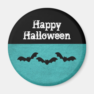 Trio de chauves-souris Aimant d'Halloween, Turquoi