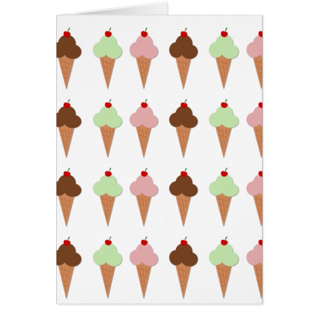 Trio de crème glacée (Devant)