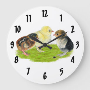 Trio de poussins bébé Grande Horloge