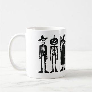 Trio de squelettes effrayants Mug Halloween