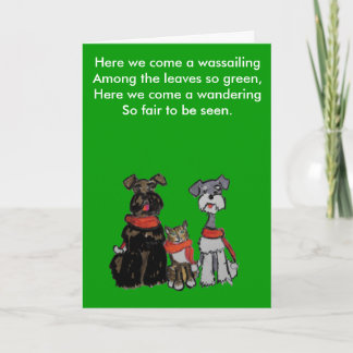 trio holiday card